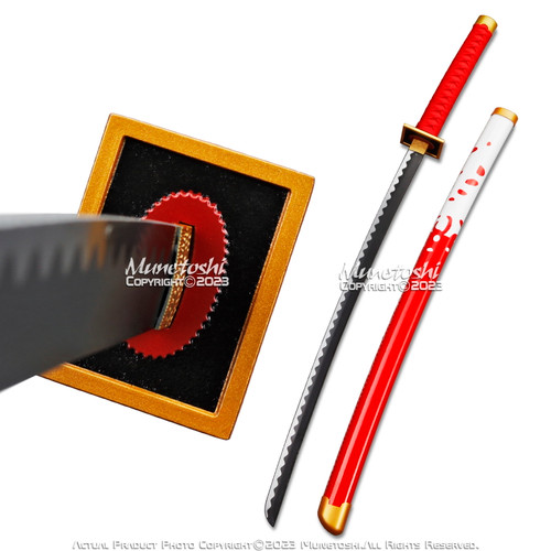 41.5" Raiu Shiryu Katana Samurai Sword Nodachi One Pirate Piece Stainless Steel