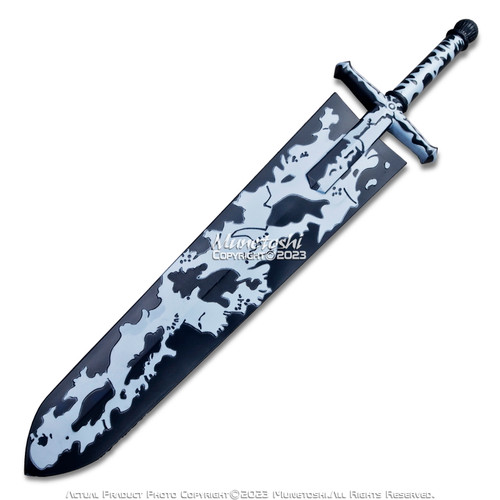 Black Iron Greatsword Fantasy Anime Cosplay Toy PU safe material comes  Brand New | eBay