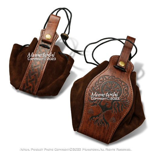 Pleather Drawstring Belt Pouches Coin Purse Medieval Ren Fair Cosplay Large Small Pleather Drawstring Belt Pouches Coin Purse Medieval Ren Fair Cosplay Large Small
