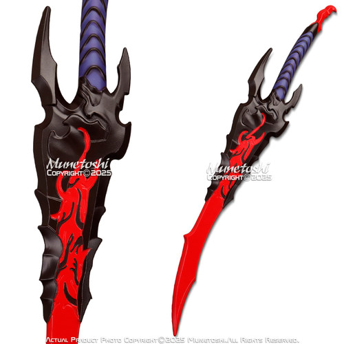 Munetoshi 27.5" Foam Kamish Wrath Black Blade Guard Solo Replica Anime Cosplay Game  Costume Prop Gift Munetoshi 27.5" Foam Kamish Wrath Black Blade Guard Solo Replica Anime Cosplay Game  Costume Prop Gift