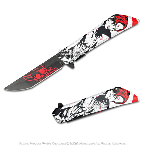 8" One Piece Straw Hat Pirates Shanks Red Edition Tactical Camping Lightweight Pocket Knife 8" One Piece Straw Hat Pirates Shanks Red Edition Tactical Camping Lightweight Pocket Knife
