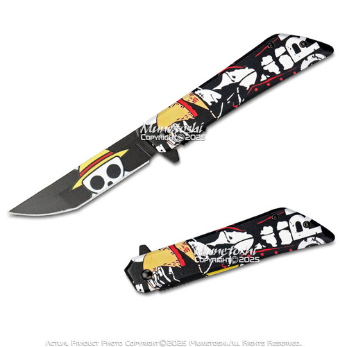 8" One Piece Straw Hat Pirates Luffy Battle Edition Tactical Camping Lightweight Pocket Knife 8" One Piece Straw Hat Pirates Luffy Battle Edition Tactical Camping Lightweight Pocket Knife