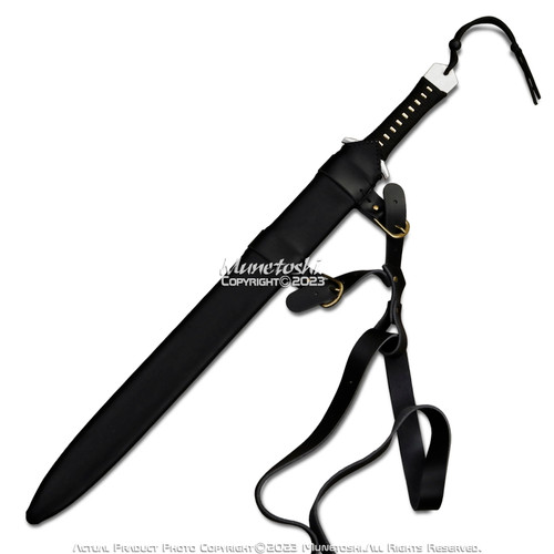 タクティカルソード(ショート) 32” Tactical Short Sword Functional Sharp Carbon Steel Full Tang