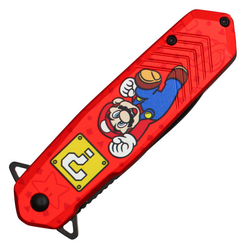 9'' Mario Plumber Jumping Folding Knife