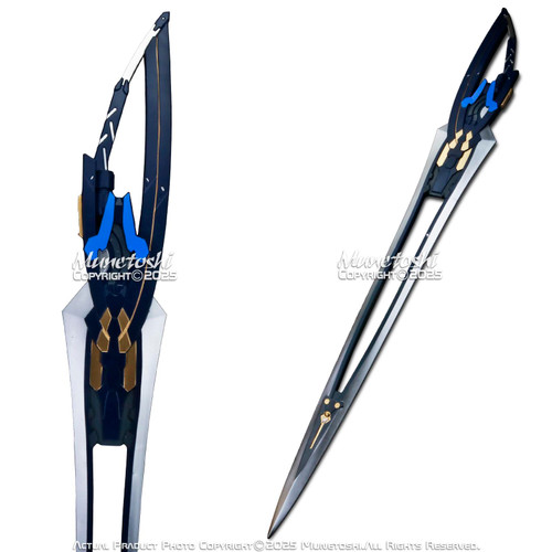 65.5" Foam Sword Stellar Replica Costume Blade Blood Cosplay Edge Prop Eve Blue