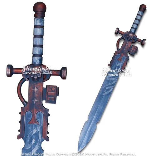 40" Foam War Grey Sword Knights Game Anime Costume Cosplay Prop