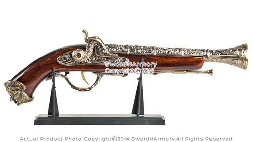 1688 Pirate Gun Flint Lock Blunderbuss Replica Pistol