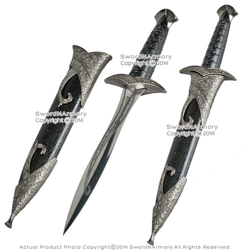 11" Short Fantasy Sting Sword Small Dagger with Scabbard Letter Opener Size