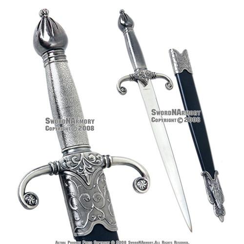 15.75" Medieval Crusader Knight Short Sword Historic Misericord Dagger Renaissance Reenactment LARP