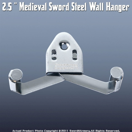 2.5 " Medieval Sword Steel Wall Hanger