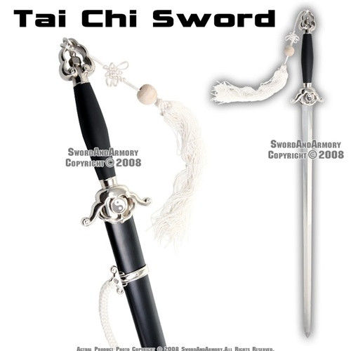 Master Chinese Tai Chi Practice Sword Well Balanced Stiff Blade