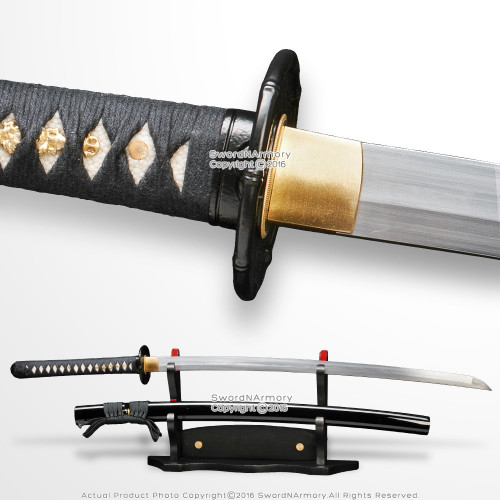 Musashi DH T10 Steel Choji Hamon Handmade Samurai Katana Sword Bamboo Tsuba Musashi DH T10 Steel Choji Hamon Handmade Samurai Katana Sword Bamboo Tsuba