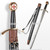 Knights Templar Crusader Arming Sword with Leather Scab Carring Belt Red Cross