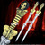 38" Set of 2 Foam Padded Skeleton Bone Fantasy Swords LARP