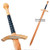 45 " Medieval Practice Wooden Waster Great Sword Prop