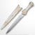 13" Historic Roman Dagger Medieval Short Sword Decorative Antique Sheath