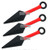 Set of 3 Wooden Kunai Ninja Anime Animation Toy Cosplay 1