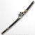 Musha 1045 Through Hardened Steel Tachi Katana Leather Handle Samurai Sword BK