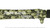 16" Full Tang Green Zombie Slayer Machete Killer Sword w/ Skull Printed on Blade