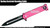 8" Pink Joker Spring Assisted Open Pocket Folding Knife Black Blade