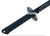 Full Tang Black Machete Ninja Shinobi Sword Back Sheath