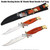 Full Tang Fixed Blade Double Hunting Knives With Wooden Handles