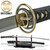 Skyjiro Domoe Commas Handmade Functional 1075 Steel Samurai Katana Sword Sharp without stand