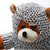 Cute Doll Bear with Medieval Chainmail Armor Stuffed Plush Toy Renaissance Gift