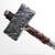 25" Viking Prehistoric Bronze Age Foam Hammer LARP Cosplay God of Thunder Costume Prop Accessory