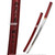 Red Shirasaya Samurai Katana Sword Sharp Hand Honed Blade with Kanji Engraved