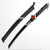 GENJI RED Anime Wakizashi Short Katana Sword OW Video Game Weapon Cosplay