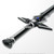 40.5" Cosplay Steel Dark Repulser Fantasy Sword Anime Cosplay With Sheath