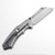 Cleaver Style Razor Blade Spring Assisted Pocket Folding Knife