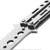 8.75" No Edge Stainless Steel Finish Practice Butterfly Training Knife