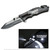 Spring Assisted Survival Folding Knife w/ Flashlight Belt Cutter Glass Breaker