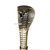 37" Cobra Head Gentleman's Walking Stick with Metal Cane and Rubber Tip