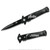 7.25" Stiletto Spring Assisted Folding Knife w/Belt Clip