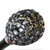 36.5" Pirate Faberge Egg Style Walking Stick Zinc Handle Metal Cane