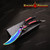 Titanium With Red Handle CS GO Butterfly Trainer Dull Balisong Practice Blade Unsharpen