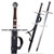 49" Brown Black Fantasy Steel Sword Geralt Long Sword Cosplay LARP with Scabbard