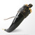 Deluxe Medieval Drinking Horn BOS TAURUS Viking Cup Brass Fitting Leather Holder
