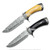 9.5" Fixed Blade Knife Drop Point Damascus Replica Decorative Dagger Black
