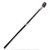 36.5 " Fantasy Black Hawk Talon Claw with Red Crystal Ball Handle Walking Cane