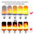 5 Pcs Texsens LED Fire Bulbs E26 4 Modes Upside Down Flame Effect Light Vintage Lamp