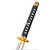 Munetoshi Fantasy Anime Samurai Katana w/ Scabbard Foam Toy Sword Chrome Blade Cosplay LARP