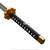 Munetoshi Fantasy Anime Samurai Katana w/ Scabbard Foam Toy Sword Chrome Blade Cosplay LARP