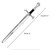 34" Kingly Elvin Medieval Knight Kid Foam Toy Sword Fantasy Cosplay Weapon LARP