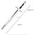 34" Medieval Knight Kid Foam Arming Sword Cosplay Weapon LARP Toy Fantasy