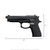 Multicolor Polypropylene Fake Full Size Training Pistol with Textured Grip