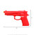 Multicolor Polypropylene Fake Full Size Training Pistol with Textured Grip
